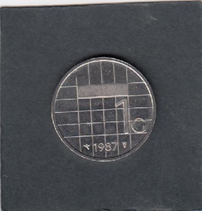 Beschrijving: 1 Gulden BEATRIX